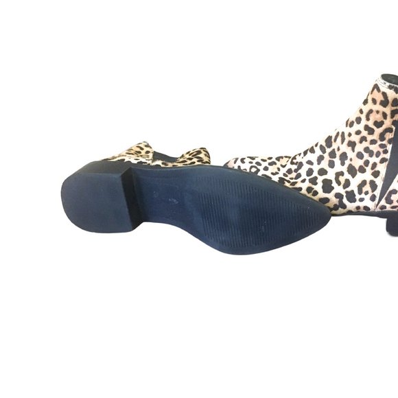 Steve Madden Jerry Leopard Calf Pointed Toe Ankle Boots/Booties - Size 7.5 - Picture 7 of 9